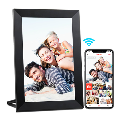 หมุนอัตโนมัติ หน้าจอสัมผัส IPS กรอบรูปดิจิตอล WiFi ปรับแต่งได้