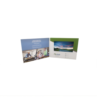 โฆษณานามบัตรโบรชัวร์วิดีโอ TFT 1024*600 สี CMYK