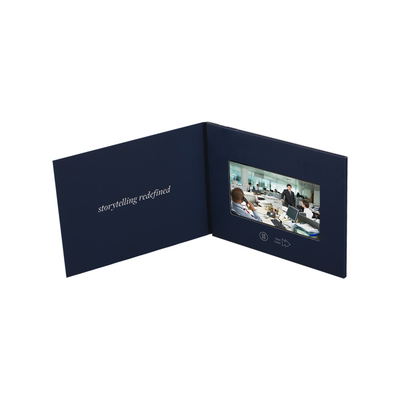 ODM LCD Video Brochure Card โปรโมชั่นสำหรับการตลาด 148 × 210 มม. size