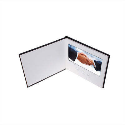 การ์ดอวยพรวิดีโอ LCD DIY ที่บันทึกได้ หน่วยความจำ 128MB ใบรับรอง CE ROHS