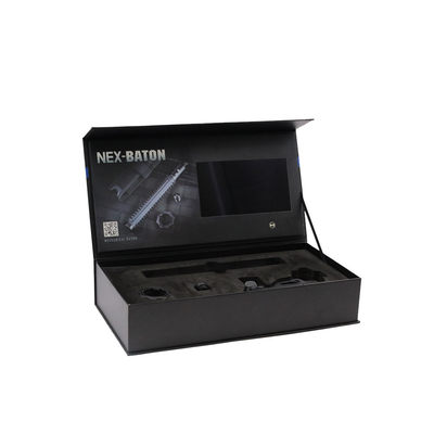 ODM LCD Video Box Gift, กล่องนำเสนอวิดีโอขนาด 7 นิ้วการพิมพ์ดิจิตอล ROHS Certificate