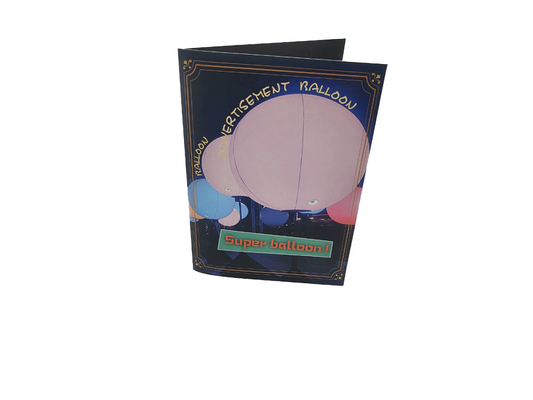การ์ดอวยพรเสียงที่บันทึกได้ 21×14.8ซม. ขนาด CMYK Printing